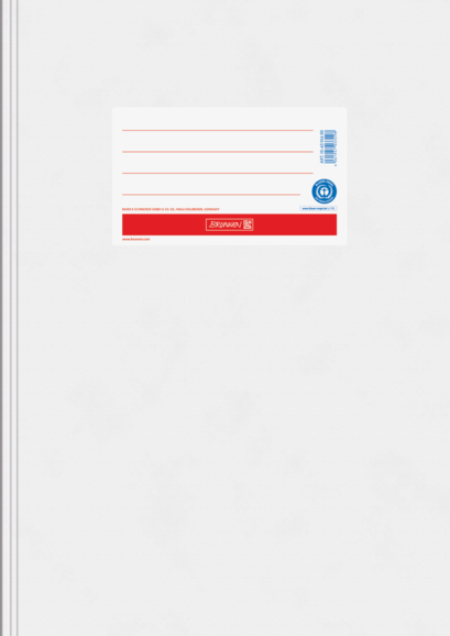 Papierheftschoner A4 extrastark weiss, Art.-Nr. 1040554-WS - Paterno B2B-Shop