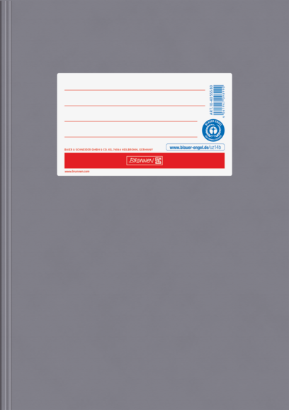 Papierheftschoner A5 extrastark grau, Art.-Nr. 1040555-GR - Paterno B2B-Shop