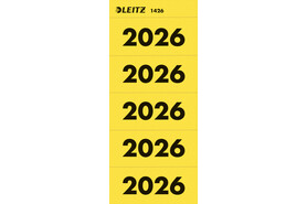 Jahresschilder 2026 für Leitz gelb, Art.-Nr. 1426-00-15 - Paterno B2B-Shop