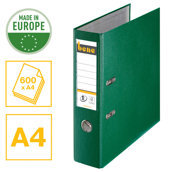 Ordner Bene Standard breit grün, Art.-Nr. 291400-GN - Paterno B2B-Shop