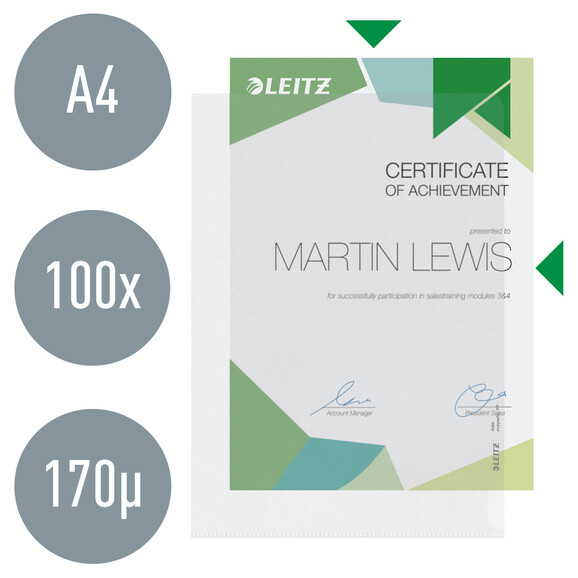 Aktenhüllen Leitz A4 170 my genarbt extrastark, Art.-Nr. 4060-00-00 - Paterno B2B-Shop