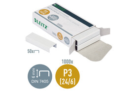 Heftklammern Leitz 24/6 weiß, Art.-Nr. 5554-00-00 - Paterno B2B-Shop