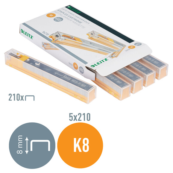 Heftklammern Kassette Leitz K8 gelb, Art.-Nr. 5592-00-00 - Paterno B2B-Shop
