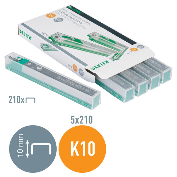 Heftklammern Kassette Leitz K10 grün, Art.-Nr. 5593-00-00 - Paterno B2B-Shop