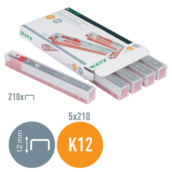 Heftklammern Kassette Leitz K12 rot, Art.-Nr. 5594-00-00 - Paterno B2B-Shop