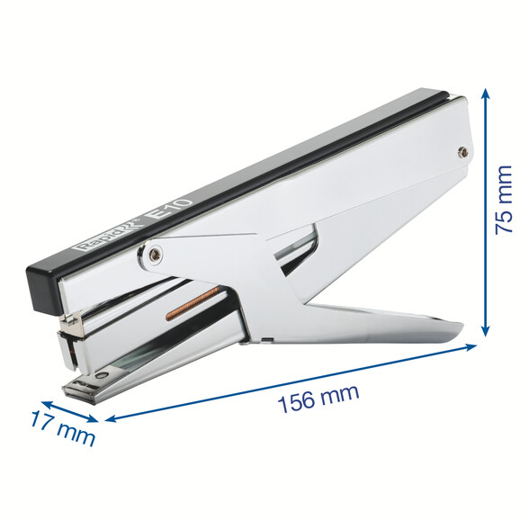 Heftzange Rapid E10 15Blatt chrom/schwarz, Art.-Nr. 21310400 - Paterno B2B-Shop