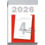 Kalender Leykam Tagesblock 83x128mm, Art.-Nr. KA04 - Paterno B2B-Shop