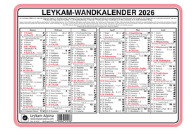 Wandkalender Karton 310x223 mm, Art.-Nr. KA711 - Paterno B2B-Shop