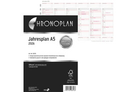 Kalendereinlage Chronoplan A5 Jahresplan, Art.-Nr. 5027J - Paterno B2B-Shop