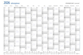 Jahresplaner Staedtler LUMOCOLOR 2026, Art.-Nr. 641YPDE - Paterno B2B-Shop