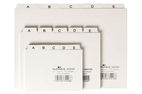 Leitregister Durable A5 quer A-Z 5/5-teilung, Art.-Nr. 3650 - Paterno B2B-Shop