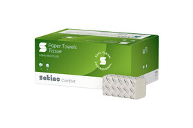 Papierhandtücher 2-lagig C-Falz recycling hochweiß, Art.-Nr. 277041 - Paterno B2B-Shop