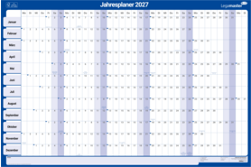 Jahresplaner Legamaster 90x60 cm 2027, Art.-Nr. 7-420121 - Paterno B2B-Shop