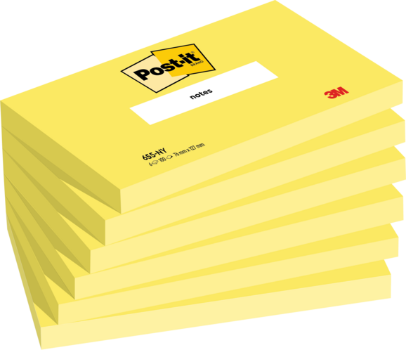 Haftnotizen Post It 127x76mm neongrün, Art.-Nr. 655NEON-GN - Paterno B2B-Shop