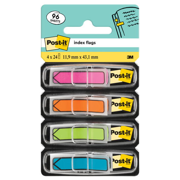 Haftstreifen Post-it Index Mini 11,9x43,2mm Pfeile, Art.-Nr. 684-ARR4 - Paterno B2B-Shop Haftstreifen Post-it Index Mini 11,9x43,2mm Pfeile, Art.-Nr. 684-ARR4 - Paterno B2B-Shop