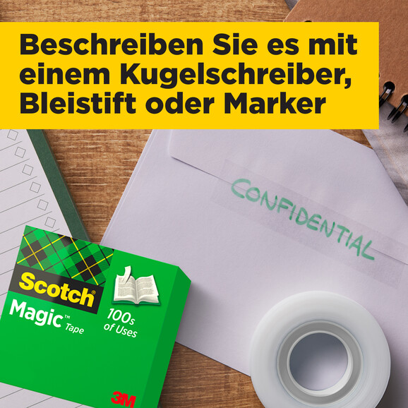 Klebeband Scotch Magic 12mmx33lfm, Art.-Nr. 11256 - Paterno B2B-Shop