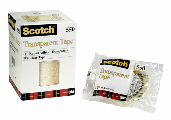Klebeband Scotch 15mmx66lfm transparent, Art.-Nr. 550-15-66 - Paterno B2B-Shop
