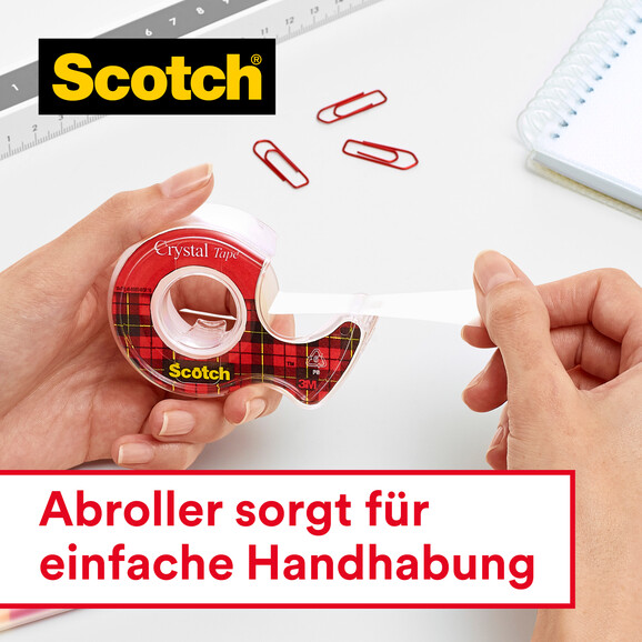Klebeband Scotch 19mmx33lfm Crystal, Art.-Nr. 600-19-33 - Paterno B2B-Shop Klebeband Scotch 19mmx33lfm Crystal, Art.-Nr. 600-19-33 - Paterno B2B-Shop