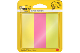 Haftstreifen Page Marker 25x75 mm 3 Neonfarben, Art.-Nr. 671-3 - Paterno B2B-Shop