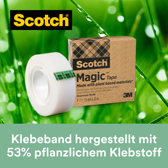 Klebeband Scotch® Magic™ 19x33 mit 66 %, Art.-Nr. 900-1933 - Paterno B2B-Shop