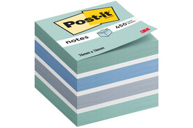 Haftnotizwürfel Post-it 76x76 mm pastelblau, Art.-Nr. 2028B - Paterno B2B-Shop